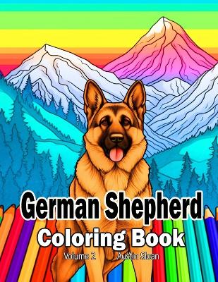 Book cover for German Shepherd Coloring Book