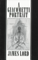 Book cover for A Giacometti Portrait