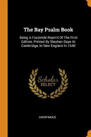 Cover of The Bay Psalm Book