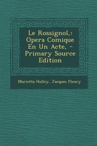 Cover of Le Rossignol,