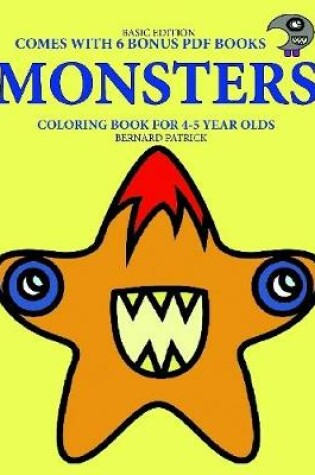 Cover of Coloring Book for 4-5 Year Olds (Monsters)