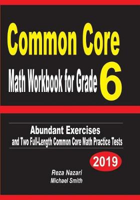 Book cover for Common Core Math Workbook for Grade 6