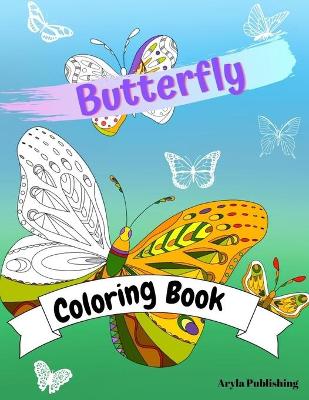 Book cover for Butterfly Coloring Book