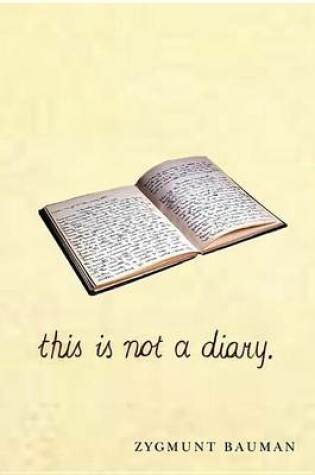 Cover of This Is Not a Diary