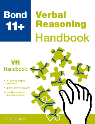 Book cover for Bond 11+: Bond 11+ Verbal Reasoning Handbook