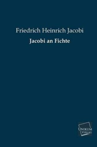 Cover of Jacobi an Fichte