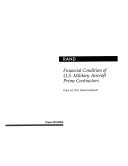 Book cover for Financial Condition of U.S. Military Aircraft Prime Contractors