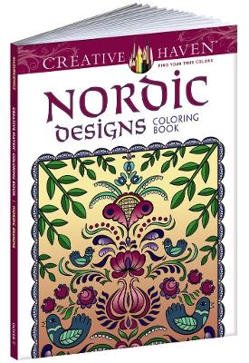 Book cover for Creative Haven Nordic Designs Collection Coloring Book