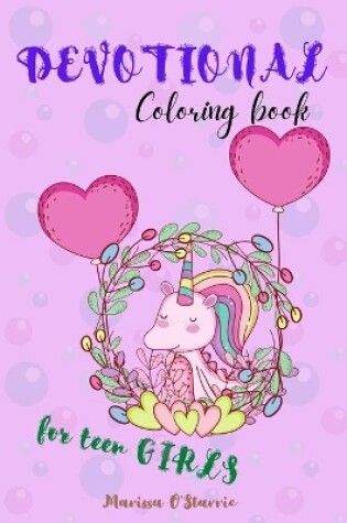 Cover of Devotional coloring book for teen girls