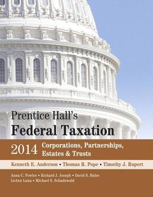 Book cover for Prentice Hall's Federal Taxation 2014 Corporations, Partnerships, Estates & Trusts Plus New Myaccountinglab with Pearson Etext -- Access Card Package