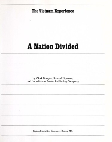 Cover of Nation Divided