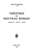 Book cover for Theatres Du Nouveau Roman