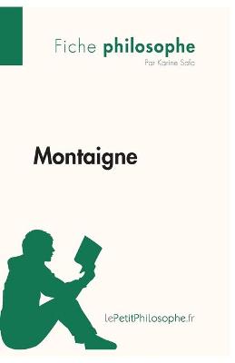 Book cover for Montaigne (Fiche philosophe)