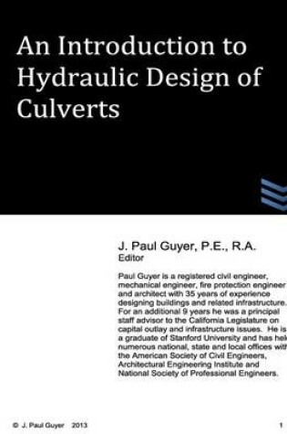 Cover of An Introduction to Hydraulic Design of Culverts