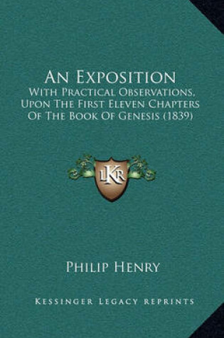 Cover of An Exposition