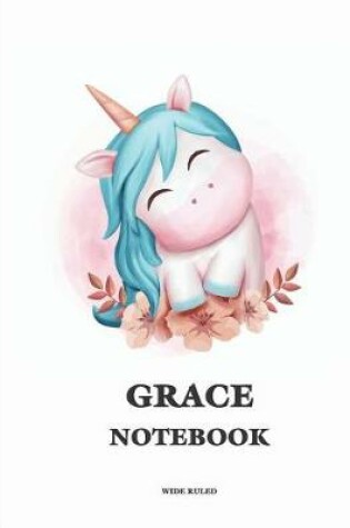 Cover of Grace Wide Ruled Notebook