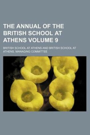 Cover of The Annual of the British School at Athens Volume 9