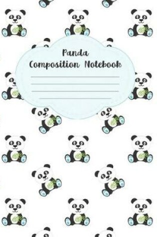 Cover of Panda Composition Notebook