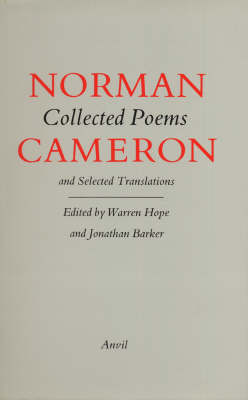 Book cover for Collected Poems and Selected Translations