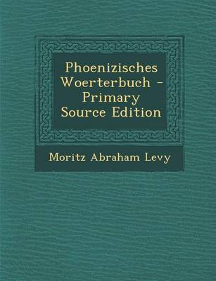 Book cover for Phoenizisches Woerterbuch