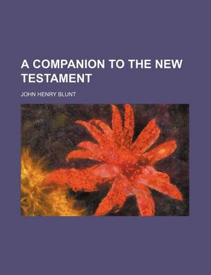 Book cover for A Companion to the New Testament