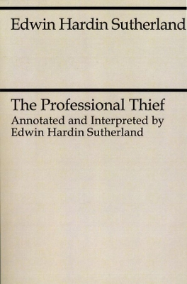 Book cover for The Professional Thief