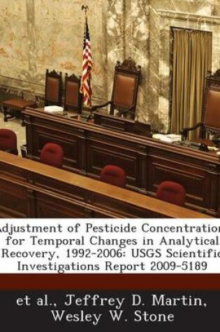 Cover of Adjustment of Pesticide Concentrations for Temporal Changes in Analytical Recovery, 1992-2006