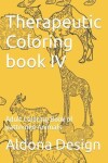 Book cover for Therapeutic Coloring book IV