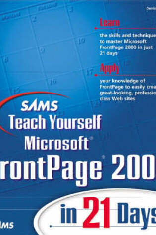 Cover of Sams Teach Yourself Microsoft FrontPage 2000 in 21 Days