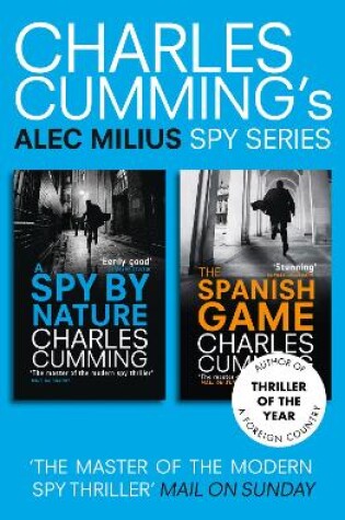 Cover of Alec Milius Spy Series Books 1 and 2