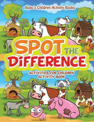Book cover for Spot the Difference Activities for Children Activity Book