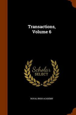 Cover of Transactions, Volume 6