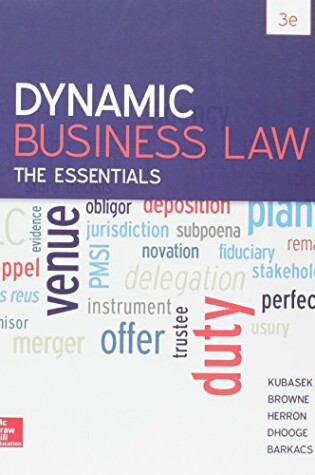 Cover of Dynamic Business Law: The Essentials with Connect