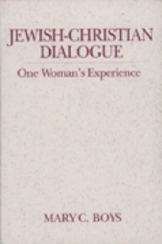 Cover of Jewish-Christian Dialogue