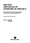 Book cover for Recent Advances in Statistical Physics