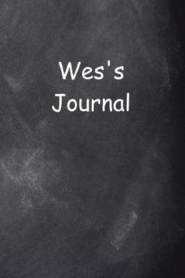 Cover of Wes Personalized Name Journal Custom Name Gift Idea Wes