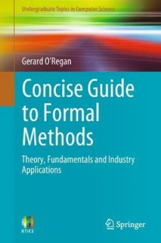 Cover of Concise Guide to Formal Methods