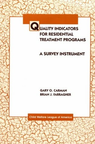 Cover of Quality Indicators for Residential Treatment Programs