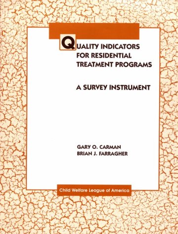 Book cover for Quality Indicators for Residential Treatment Programs