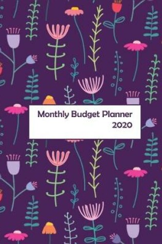 Cover of Monthly budgeting planner 2020