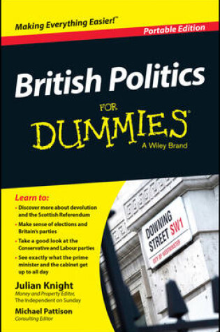 Cover of British Politics for Dummies Portable Edition