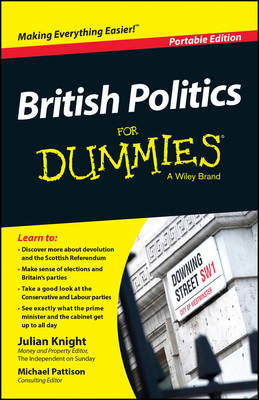 Book cover for British Politics for Dummies Portable Edition