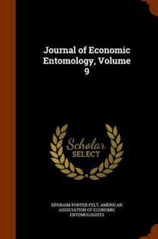 Cover of Journal of Economic Entomology, Volume 9