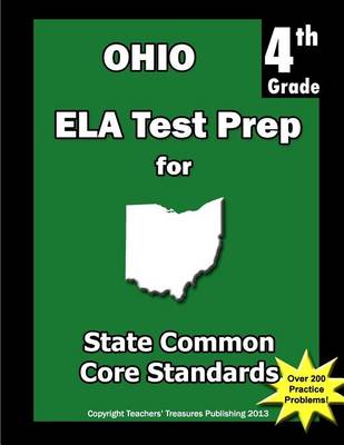 Book cover for Ohio 4th Grade ELA Test Prep