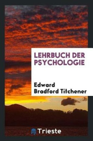 Cover of Lehrbuch Der Psychologie