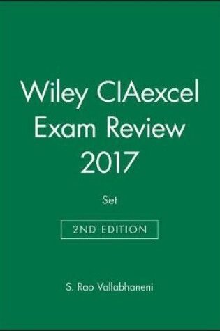 Cover of Wiley CIAexcel Exam Review 2017 Set