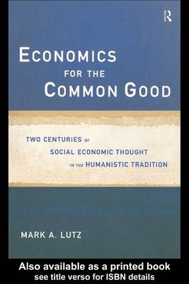 Book cover for Economics for the Common Good