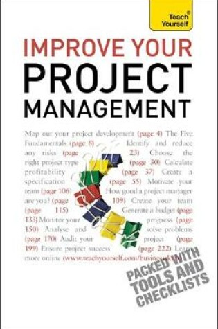 Cover of Improve Your Project Management: Teach Yourself