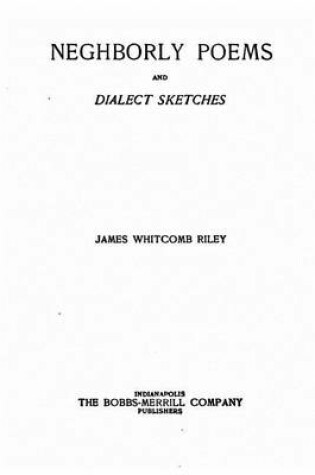 Cover of Neighborly Poems and Dialect Sketches