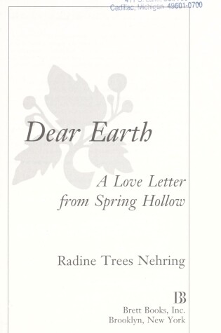 Cover of Dear Earth